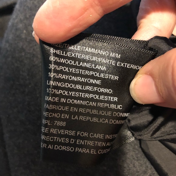 Michael Kors Gray Lined Wool Coat medium - Picture 6 of 6